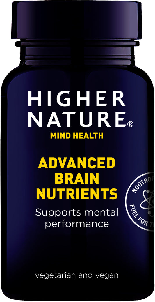 Higher Nature Advanced Brain Nutrients (formerly known as Brain Nutrients) 180 Vegetarian Capsules