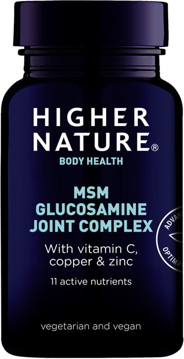 Higher Nature MSM Glucosamine Joint Complex 240 Vegetarian Tablets