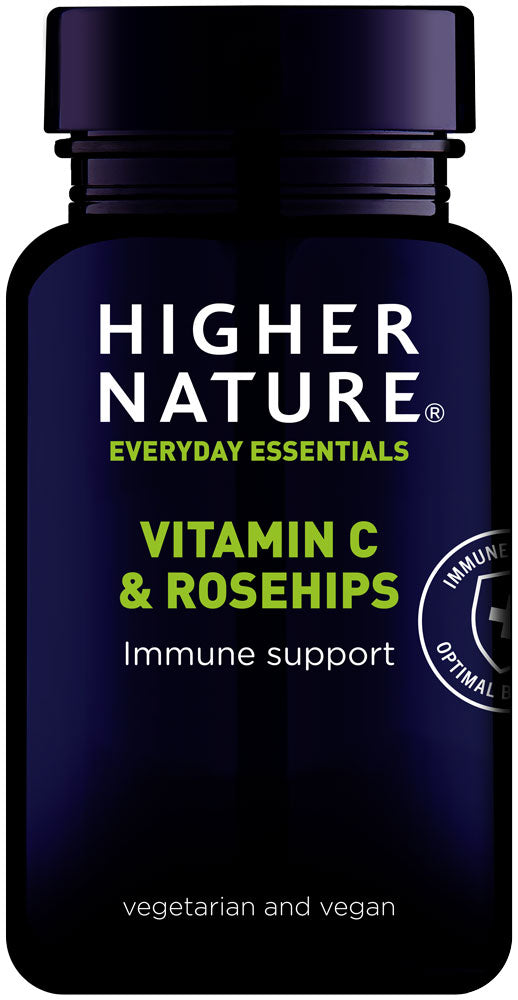 Higher Nature Rosehips & Vitamin C 180 Tablets