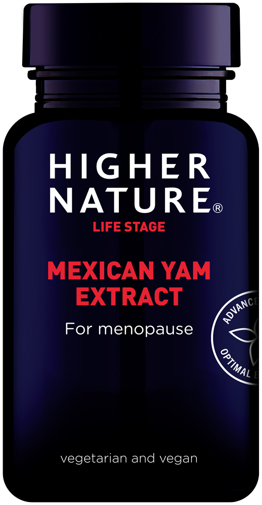 Higher Nature Mexican Yam Extract 90 Vegetarian Tablets