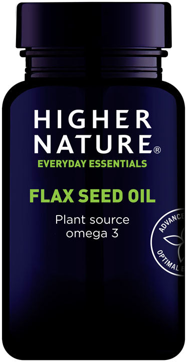 Higher Nature Flax Seed Oil Capsules 180 Gel Capsules