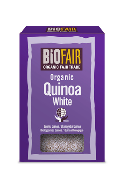 Biofair Organic Fair Trade White Quinoa 500g Pack of 4