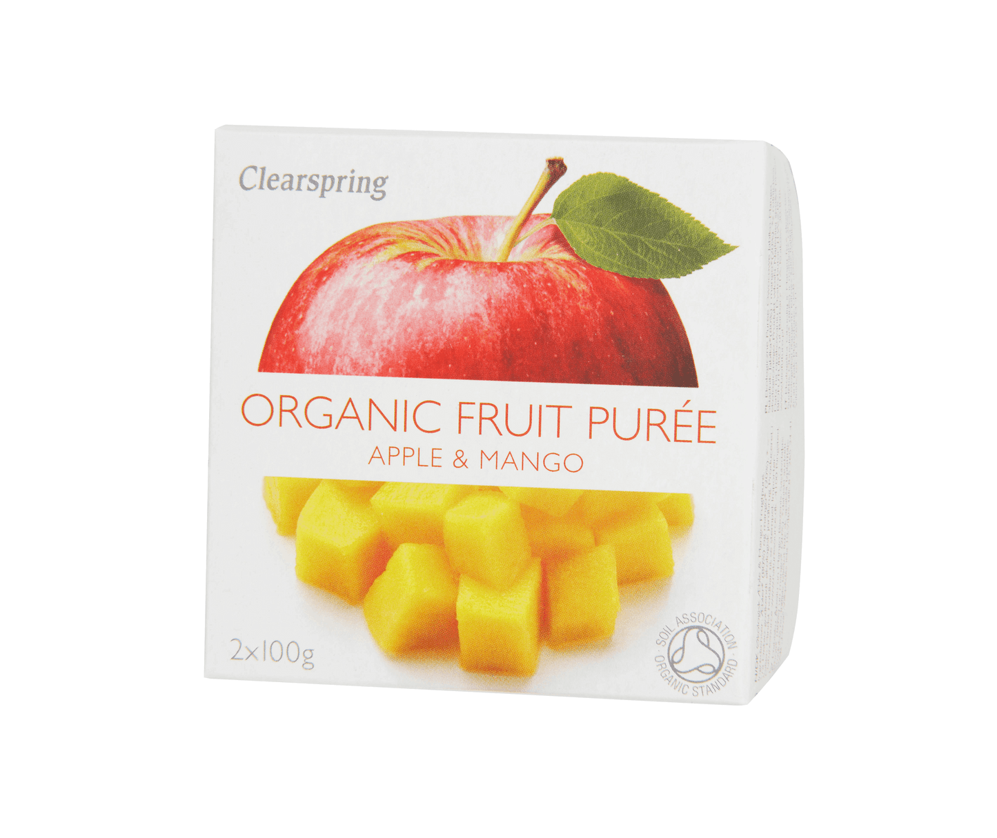 Clearspring Organic Fruit Purée - Apple & Mango (2x100g) Pack of 6