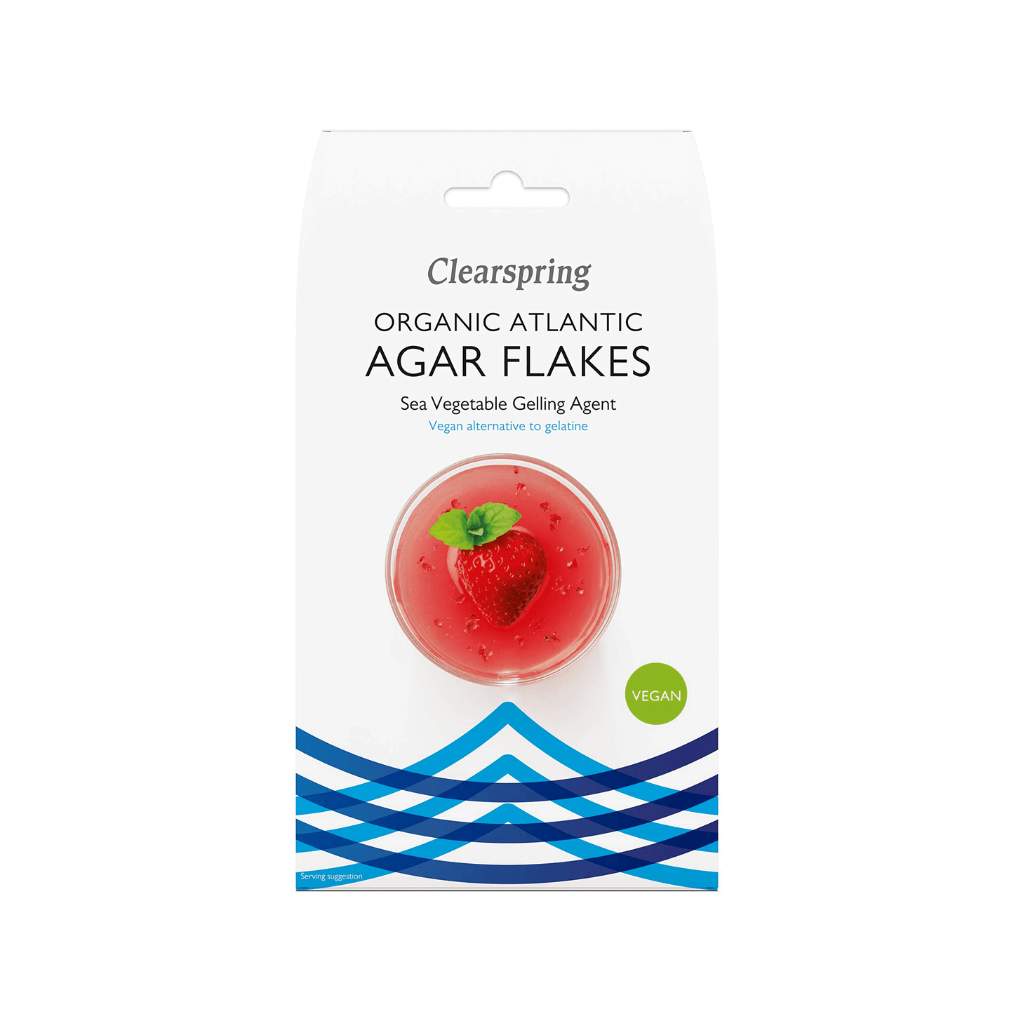 Clearspring Organic Atlantic Agar Flakes - Gelling Agent 30g Pack of 4