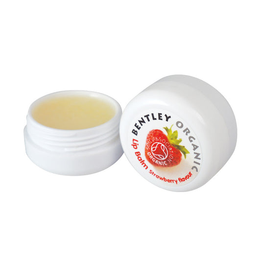 Bentley Organic Strawberry Lip Balm 10g Pack of 2