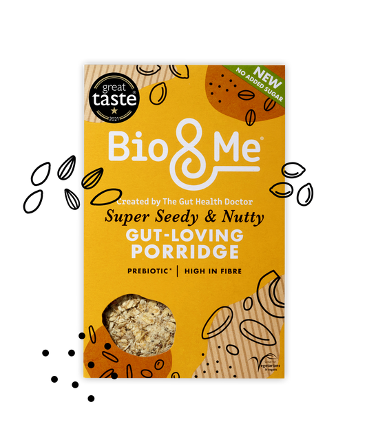 Bio&Me Gut-Loving Super Seedy & Nutty Prebiotic Porridge 400g Pack of 4