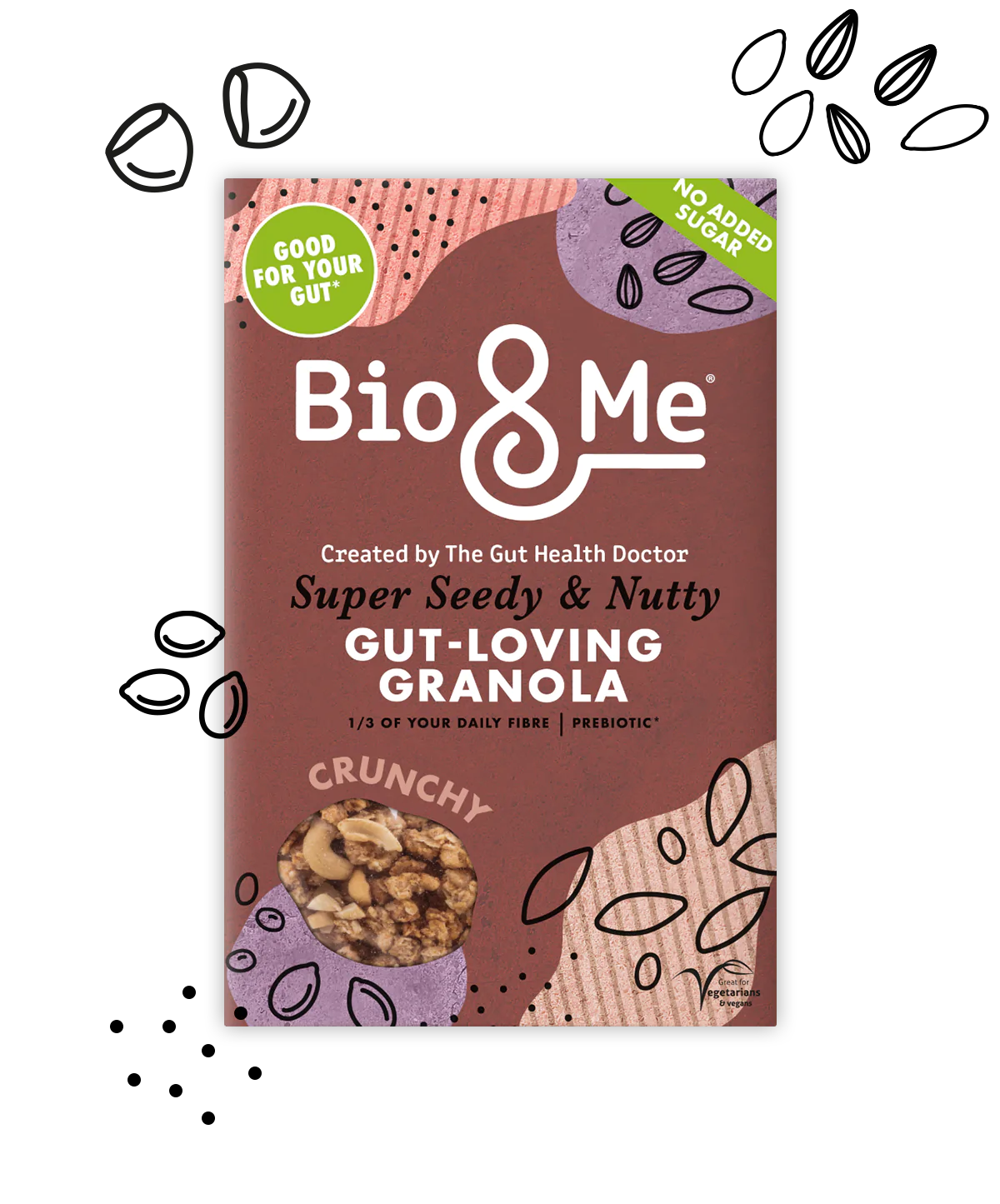 Bio&Me Super Seedy & Nutty Granola 360g Pack of 4