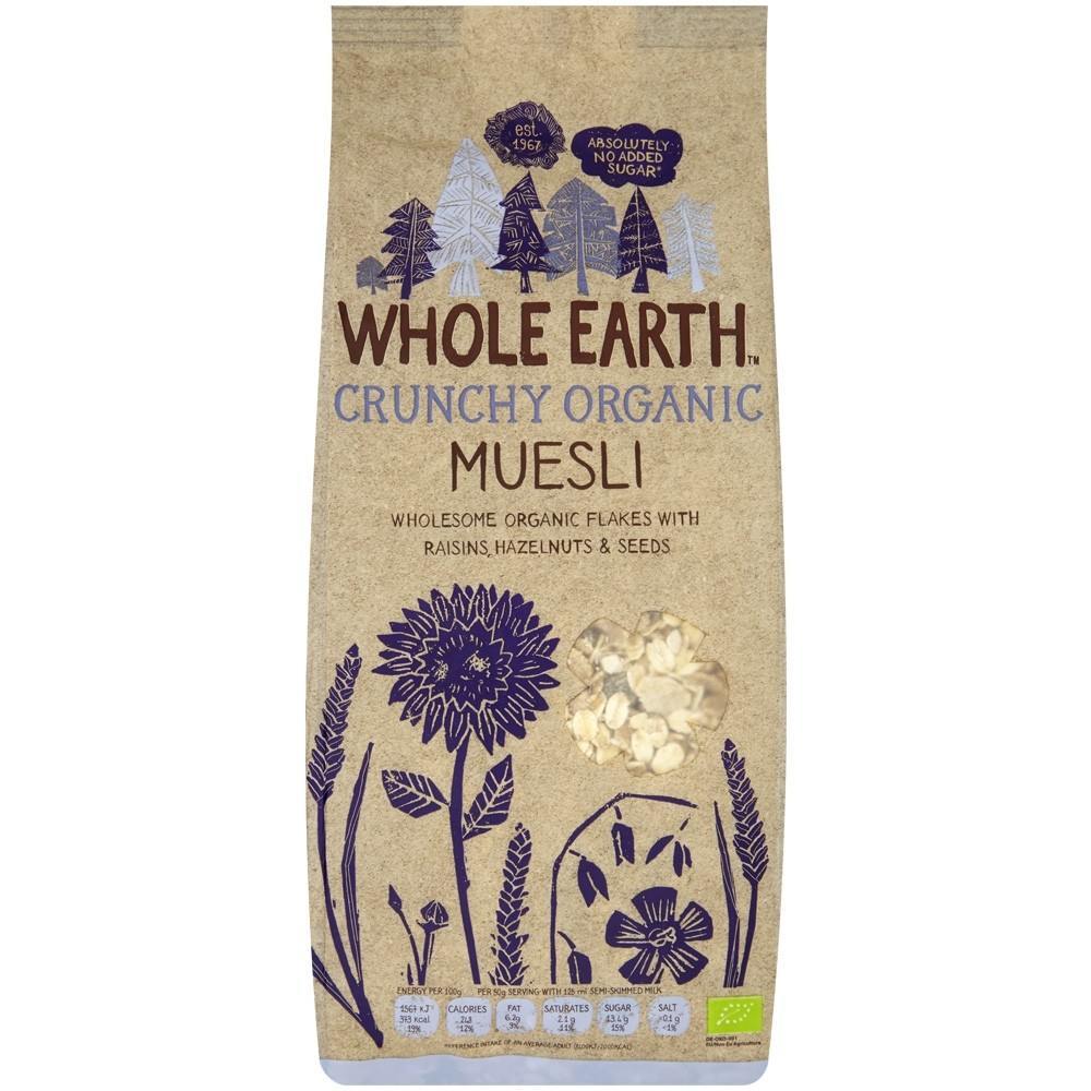 Whole Earth Organic Muesli 750g Pack of 3